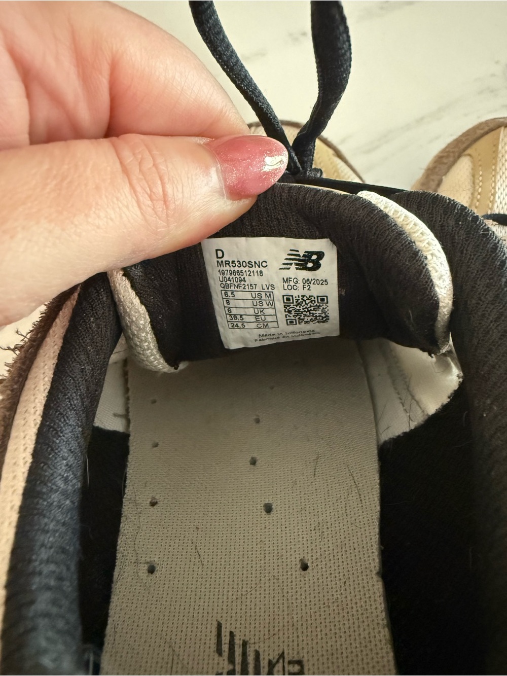 New Balance Beige Brown and Black 530 Runner - Picture 4 of 5